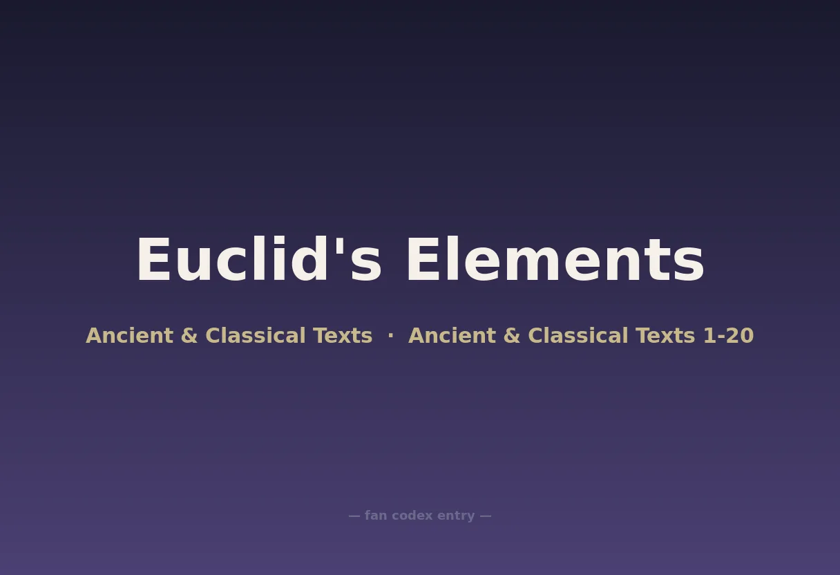 Euclid's Elements