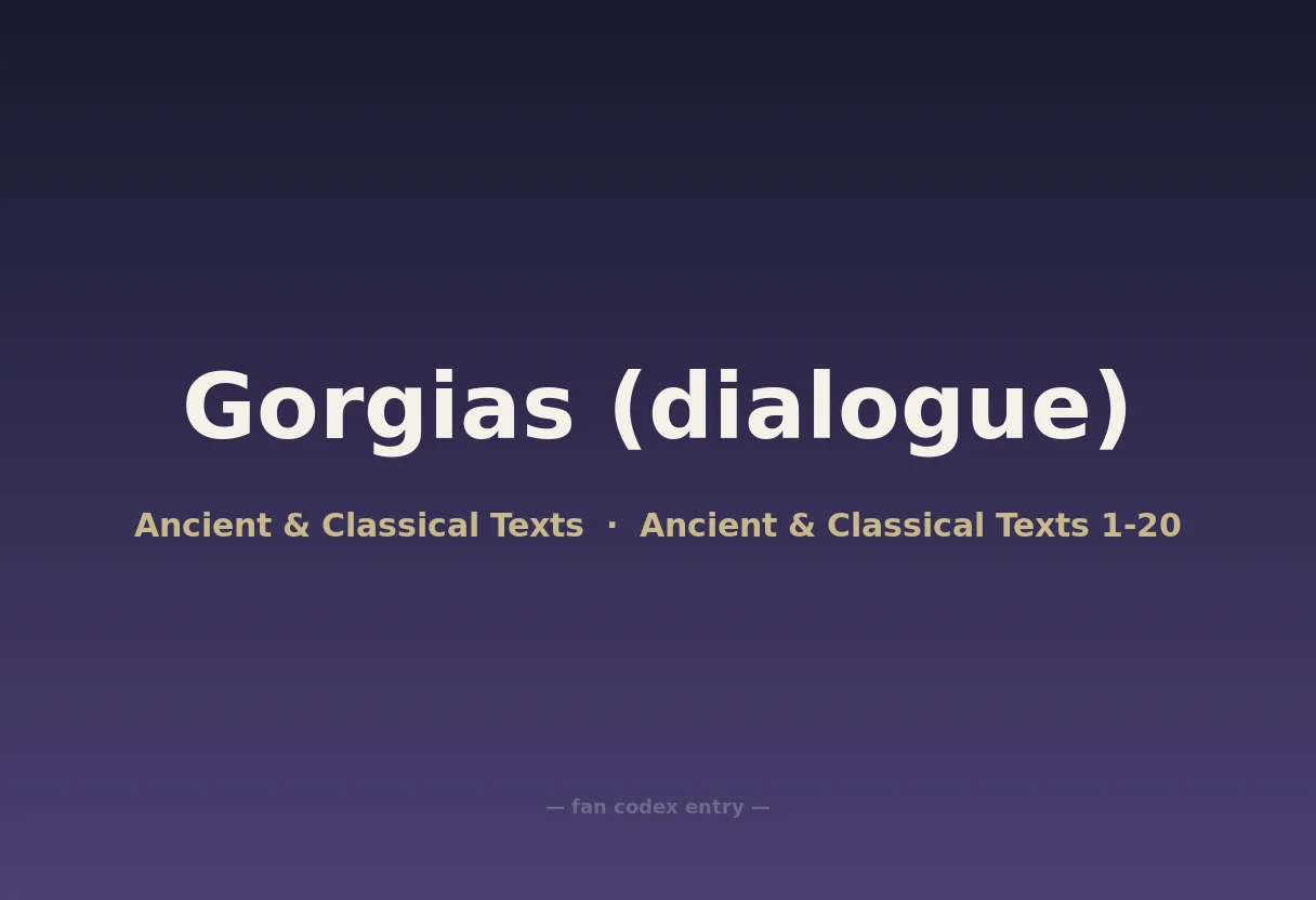Gorgias (dialogue)