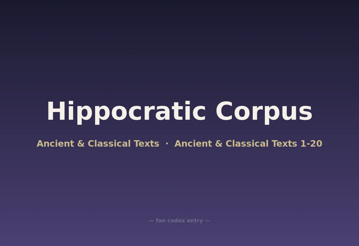 Hippocratic Corpus