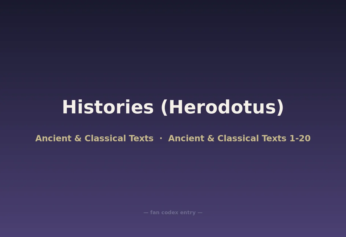 Histories (Herodotus)