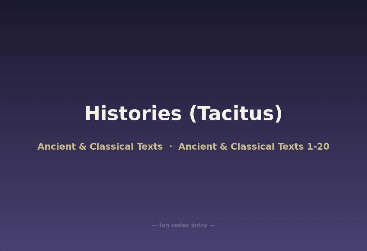 Histories (Tacitus)